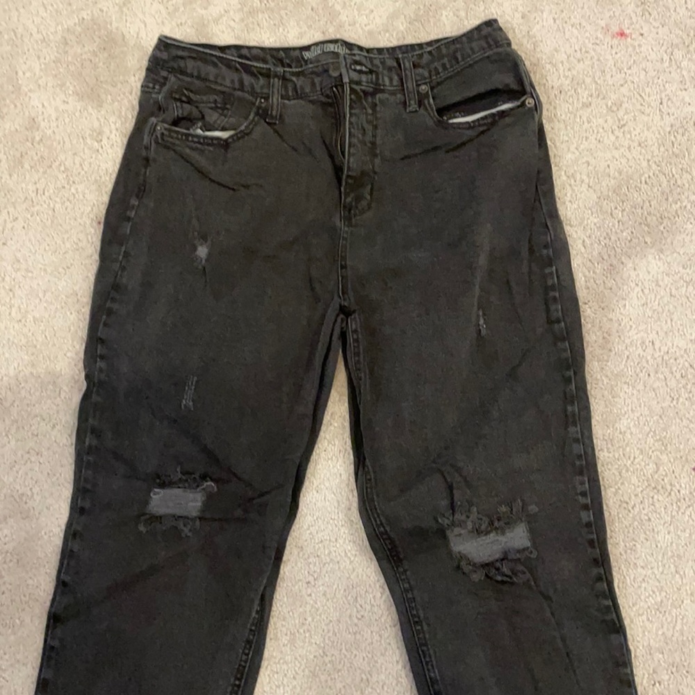 High rise mom jean black from target